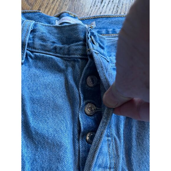 Levi's Premium Blue Wedgie Straight Denim Jeans Pants Trousers  Women's Size 32 - Picture 6 of 13